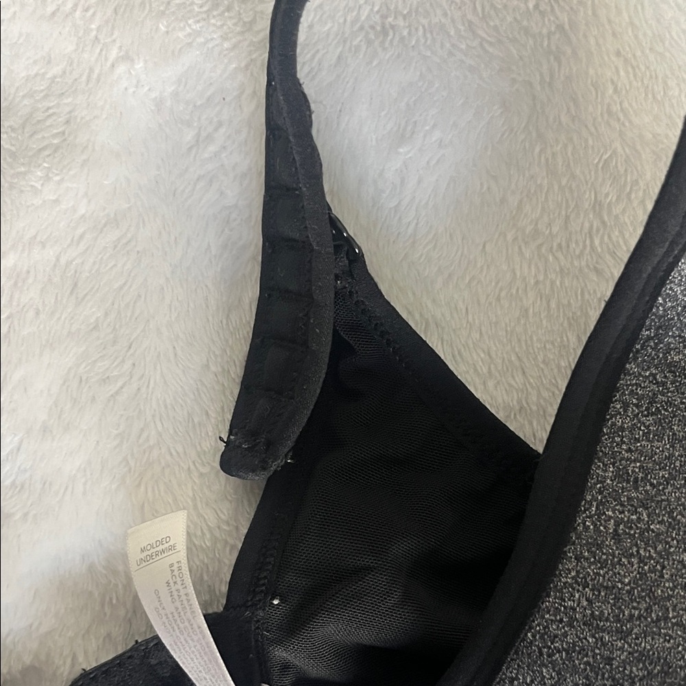 Livi Active Black and Gray Sports Bra - Picture 5 of 9